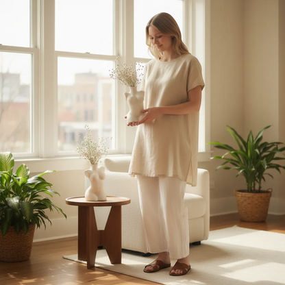 Female Form Sculpture Ceramic Vase Curvy Body Silhouette Goddess Home Decor | IREN Interior-IREN Interior