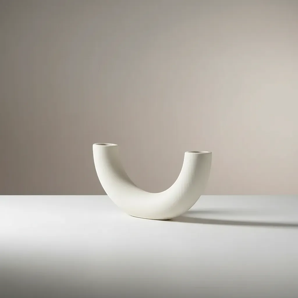 Handcrafted Nordic Ceramic Vase Minimalist Textured Pottery Home Decor | IREN Interior-IREN Interior