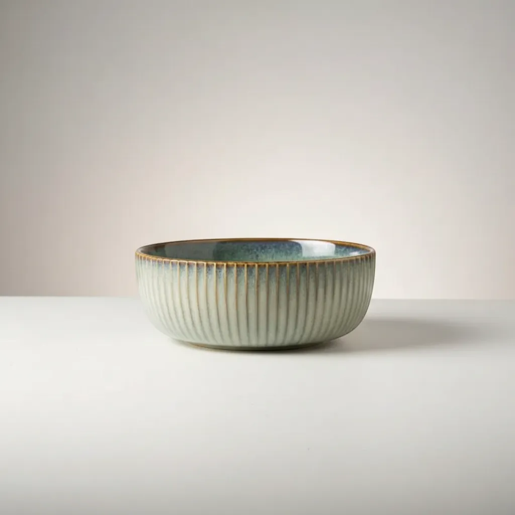 Japanese Ceramic Dinnerware Set Wabi-Sabi Stoneware Plates and Rice Bowls | IREN Interior-IREN Interior