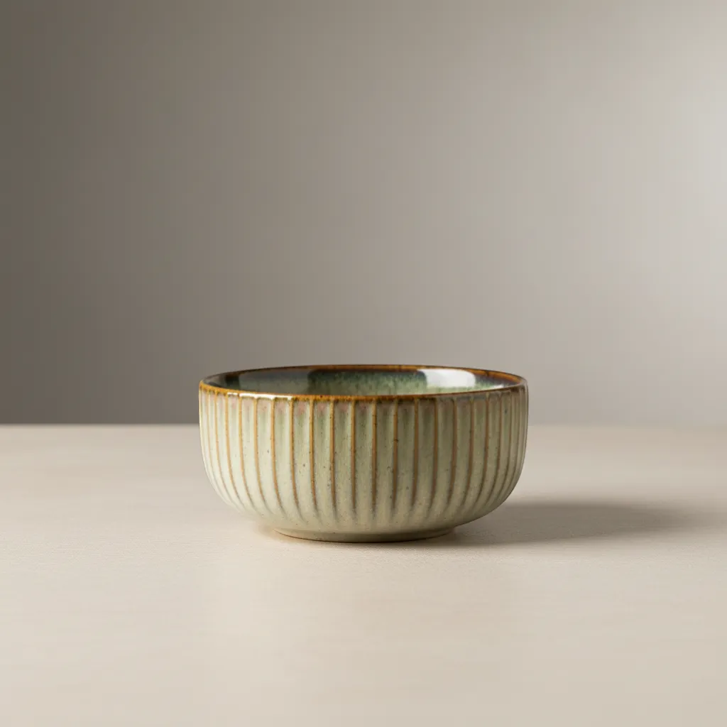 Japanese Ceramic Dinnerware Set Wabi-Sabi Stoneware Plates and Rice Bowls | IREN Interior-IREN Interior