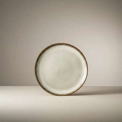 Japanese Ceramic Dinnerware Set Wabi-Sabi Stoneware Plates and Rice Bowls | IREN Interior-IREN Interior