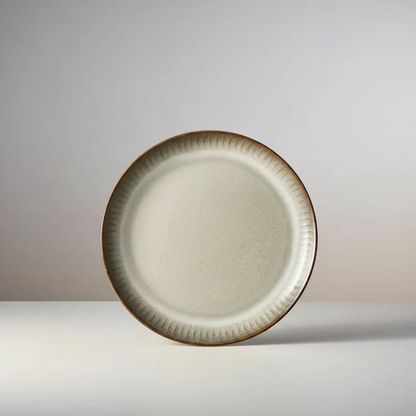 Japanese Ceramic Dinnerware Set Wabi-Sabi Stoneware Plates and Rice Bowls | IREN Interior-IREN Interior