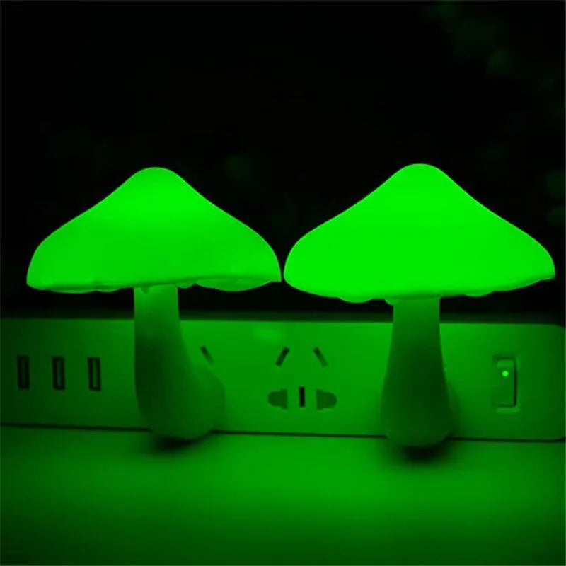 LED Mushroom Night Light Smart Dusk-to-Dawn Sensor Enchanted Forest Decor | IREN Interior-IREN Interior