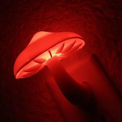 LED Mushroom Night Light Smart Dusk-to-Dawn Sensor Enchanted Forest Decor | IREN Interior-IREN Interior
