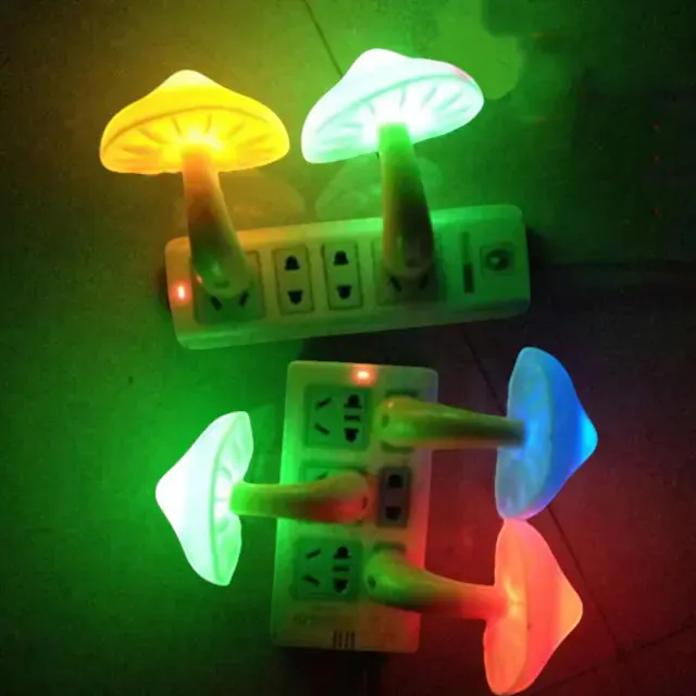 LED Mushroom Night Light Smart Dusk-to-Dawn Sensor Enchanted Forest Decor | IREN Interior-IREN Interior