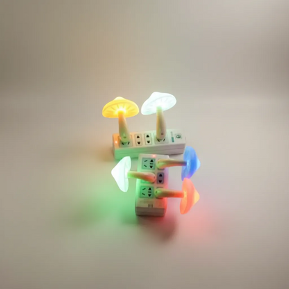 LED Mushroom Night Light Smart Dusk-to-Dawn Sensor Enchanted Forest Decor | IREN Interior-IREN Interior
