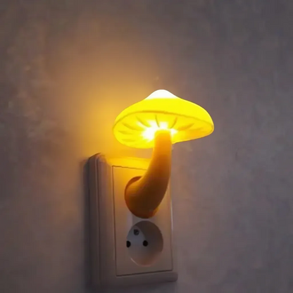 LED Mushroom Night Light Smart Dusk-to-Dawn Sensor Enchanted Forest Decor | IREN Interior-IREN Interior