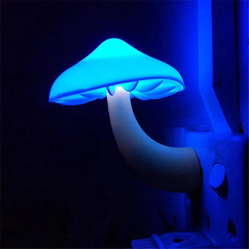 LED Mushroom Night Light Smart Dusk-to-Dawn Sensor Enchanted Forest Decor | IREN Interior-IREN Interior
