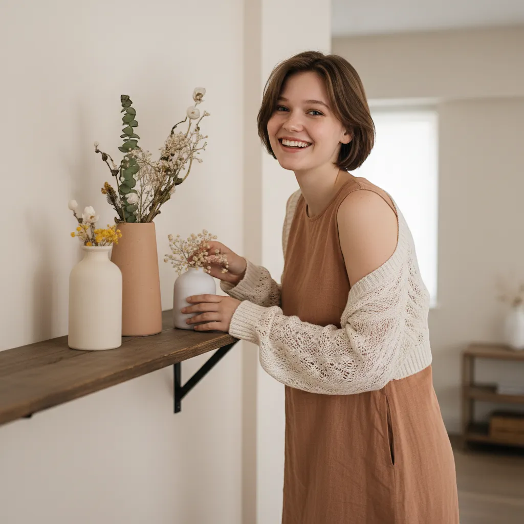 Minimalist Nordic Ceramic Vase – Premium Modernist Home Decor Centerpiece | IREN Interior-IREN Interior