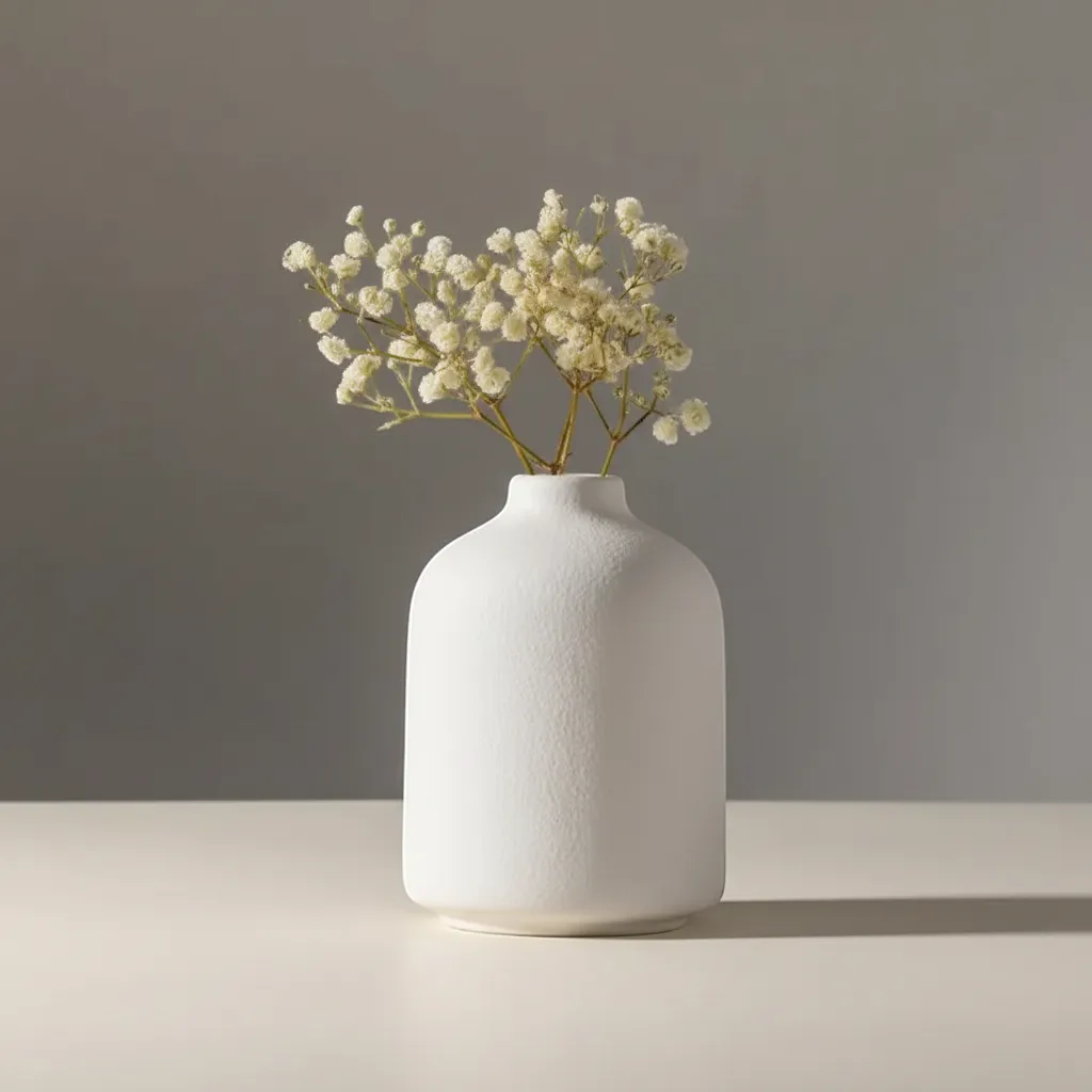 Minimalist Nordic Ceramic Vase – Premium Modernist Home Decor Centerpiece | IREN Interior-IREN Interior