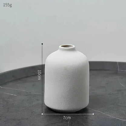 Modern Minimalist Ceramic Vase Nordic Home Decor Centerpiece for Flowers | IREN Interior-IREN Interior