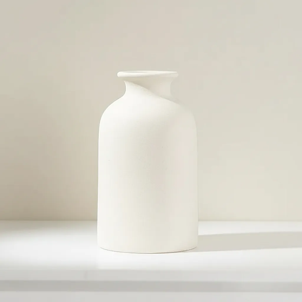 Modern Minimalist Ceramic Vase Nordic Home Decor Centerpiece for Flowers | IREN Interior-IREN Interior