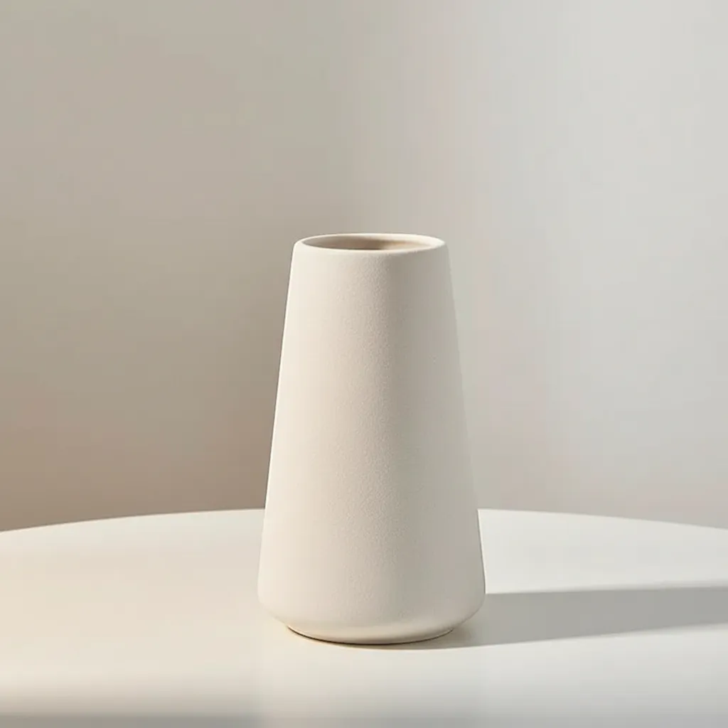 Modern Minimalist Ceramic Vase Nordic Home Decor Centerpiece for Flowers | IREN Interior-IREN Interior