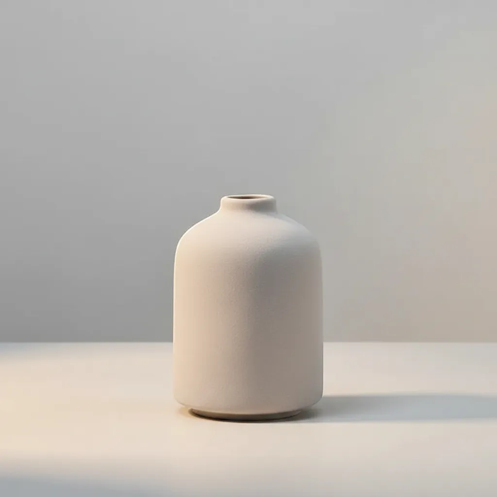 Modern Minimalist Ceramic Vase Nordic Home Decor Centerpiece for Flowers | IREN Interior-IREN Interior