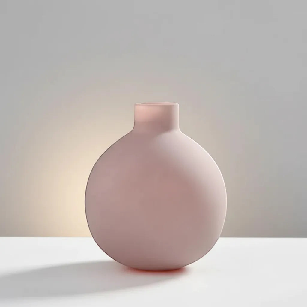 Modern Nordic Glass Vase Hand-Blown Transparent Floral Centerpiece Decor | IREN Interior-IREN Interior