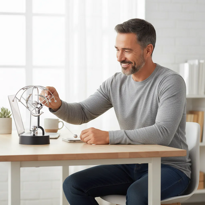 Newton Pendulum Miniature Physics Decor Kinetic Motion Executive Desk Toy | IREN Interior-IREN Interior