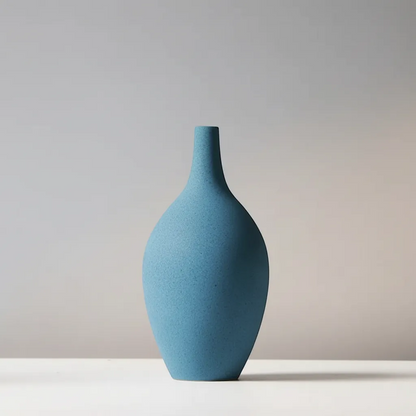 Nordic Ceramic Art Vase Minimalist Architectural Sculpture Flower Pot | IREN Interior-IREN Interior