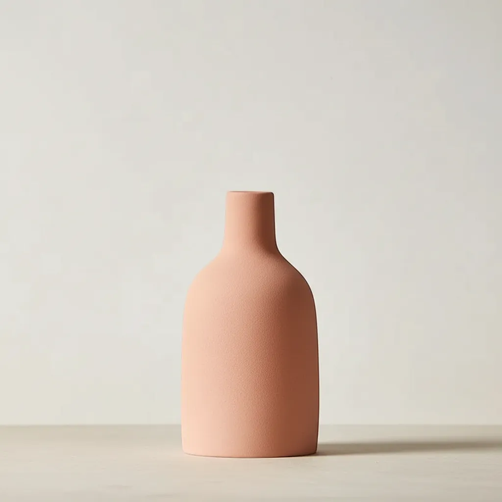 Nordic Ceramic Art Vase Minimalist Architectural Sculpture Flower Pot | IREN Interior-IREN Interior