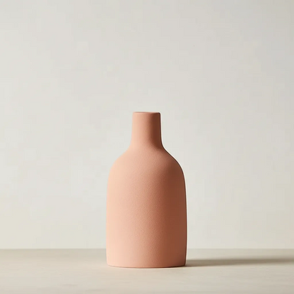 Nordic Ceramic Art Vase Minimalist Architectural Sculpture Flower Pot | IREN Interior-IREN Interior