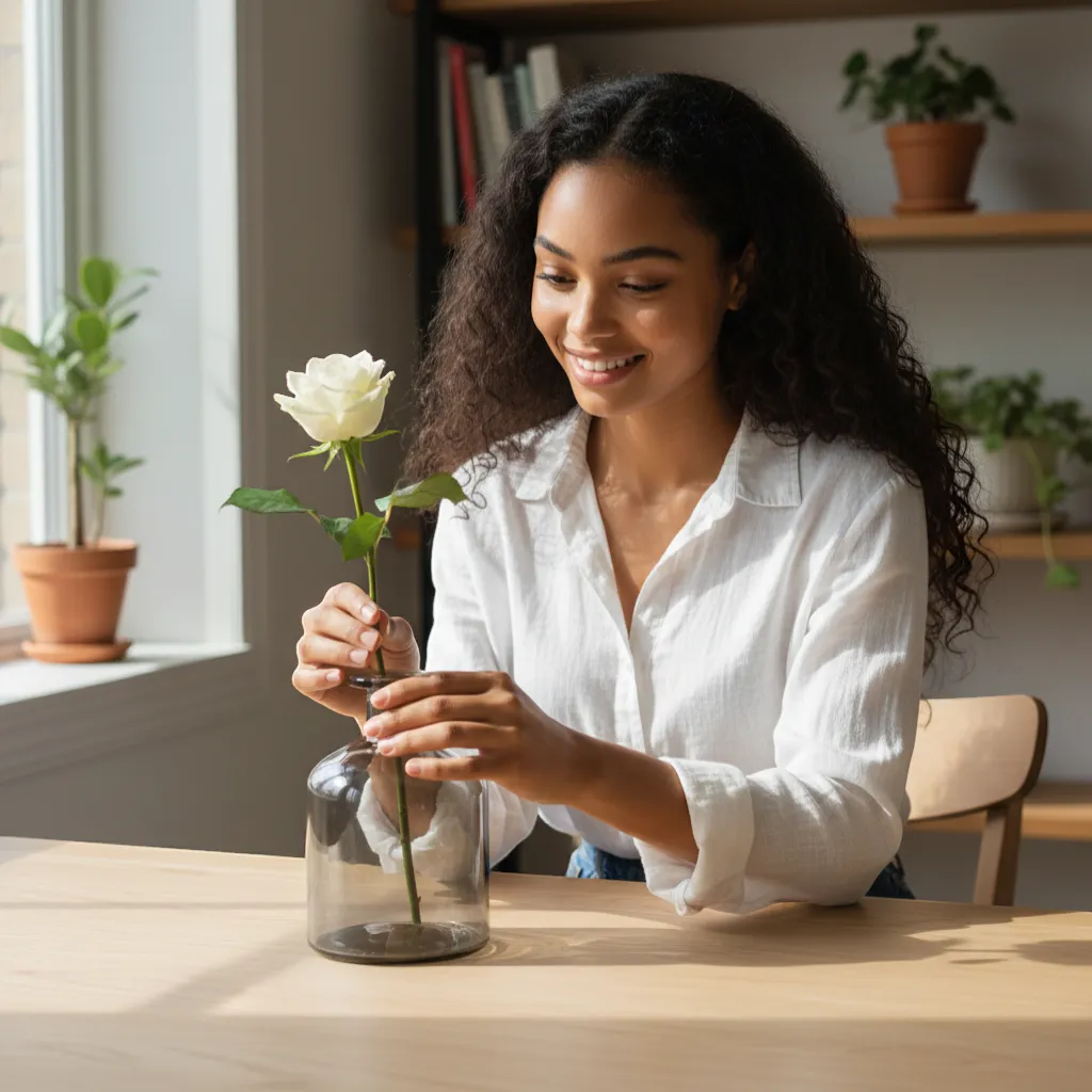 Nordic Clear Glass Flower Vase Minimalist Hydroponic Floral Centerpiece | IREN Interior-IREN Interior
