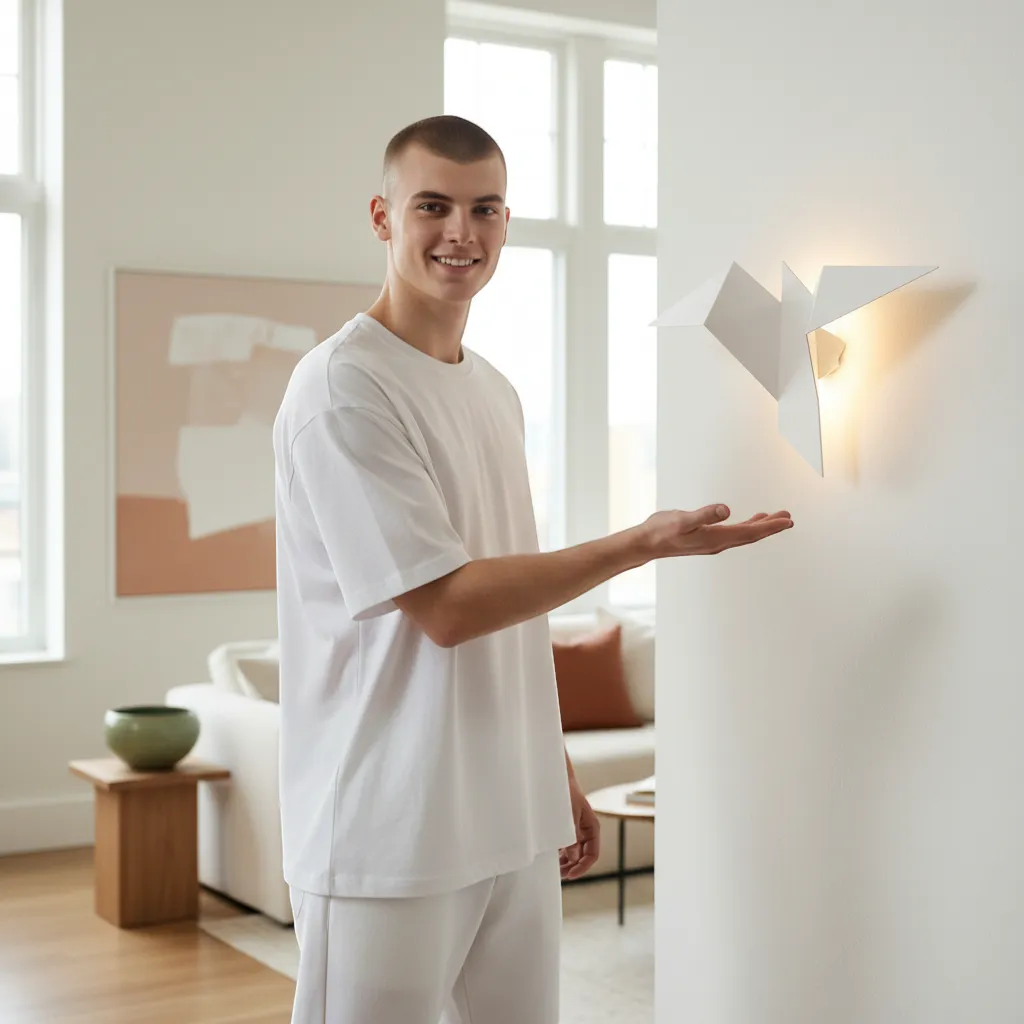 Nordic Iron Bird Wall Lamp Minimalist Modern LED Sconce Light | IREN Interior-IREN Interior