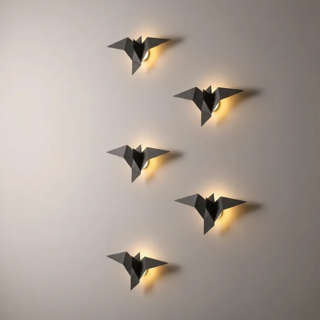 Nordic Iron Bird Wall Lamp Minimalist Modern LED Sconce Light | IREN Interior-IREN Interior