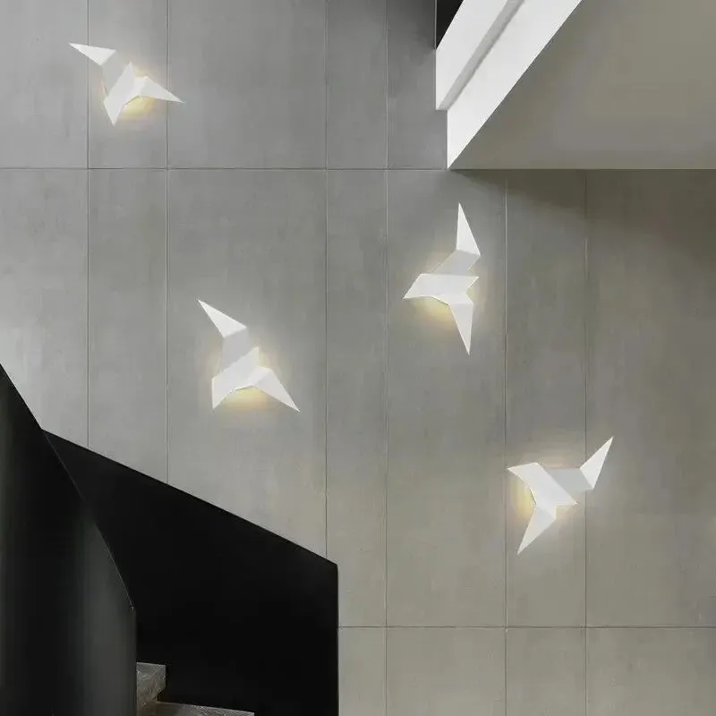 Nordic Iron Bird Wall Lamp Minimalist Modern LED Sconce Light | IREN Interior-IREN Interior