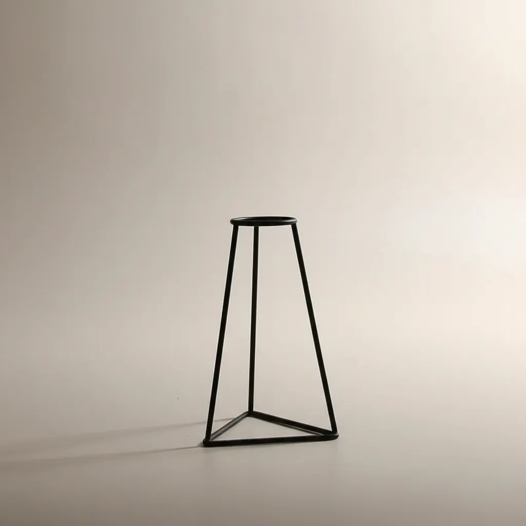 Nordic Style Iron Flower Vase Geometric Minimalist Metal Wire Frame Centerpiece | IREN Interior-IREN Interior