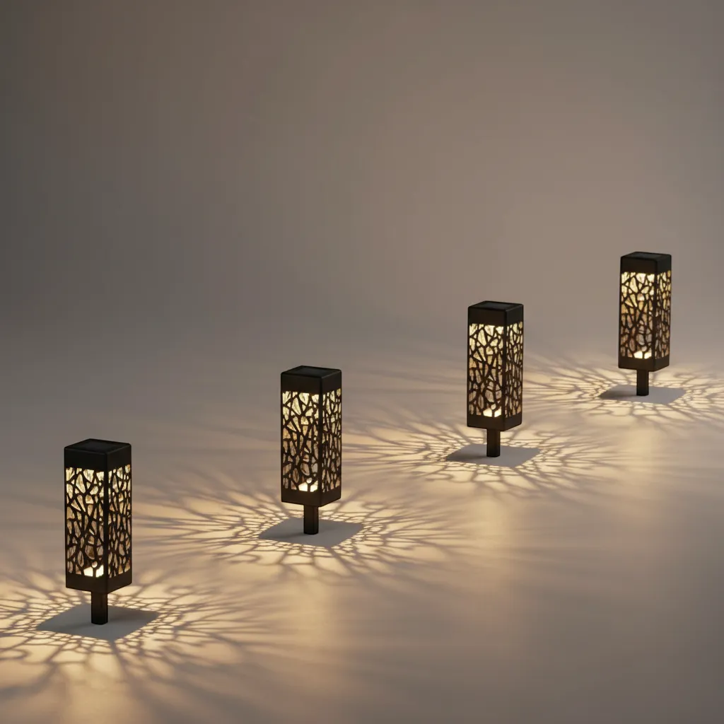 Solar Powered Waterproof Vintage Garden Light Lantern Outdoor Path & Patio Decor | IREN Interior-IREN Interior