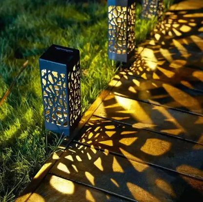 Solar Powered Waterproof Vintage Garden Light Lantern Outdoor Path & Patio Decor | IREN Interior-IREN Interior