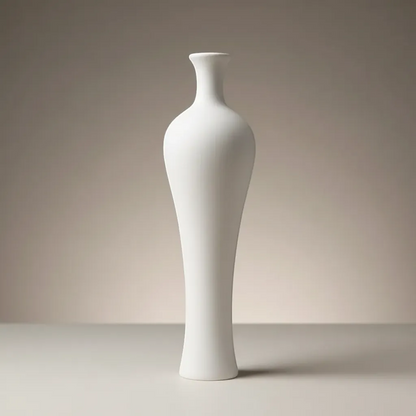 Traditional Chinese Ceramic Vase Handcrafted Chinoiserie Porcelain Floral Decor | IREN Interior-IREN Interior