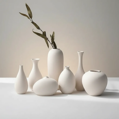 Traditional Chinese Ceramic Vase Handcrafted Chinoiserie Porcelain Floral Decor | IREN Interior-IREN Interior