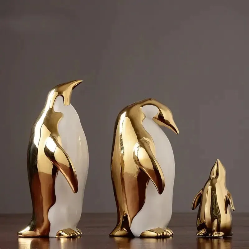 Whimsical Penguin Home Decor Accents & Unique Animal Figurines | IREN Interior-IREN Interior